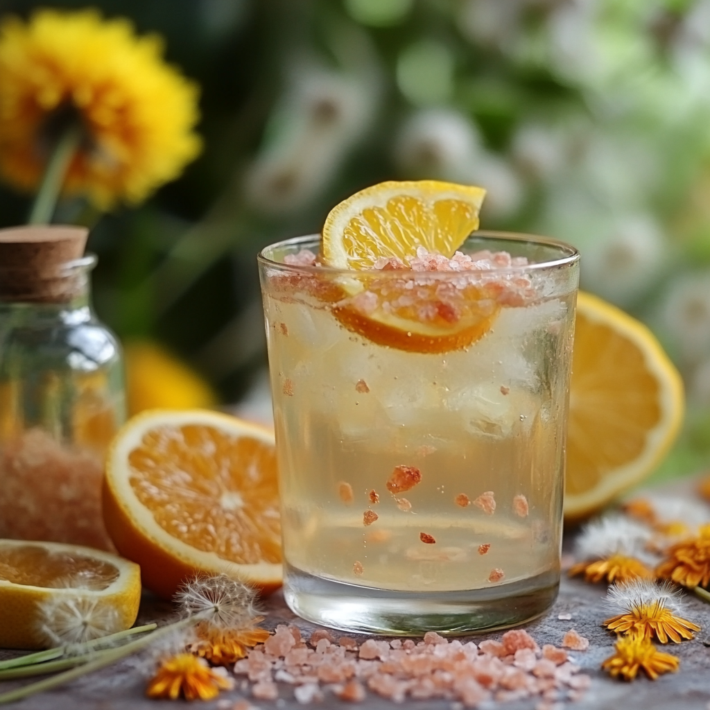 Refreshing Pink Salt and Citrus Fasting Drink (Mounjaro-Inspired) Mounjaro-inspired pink salt drink