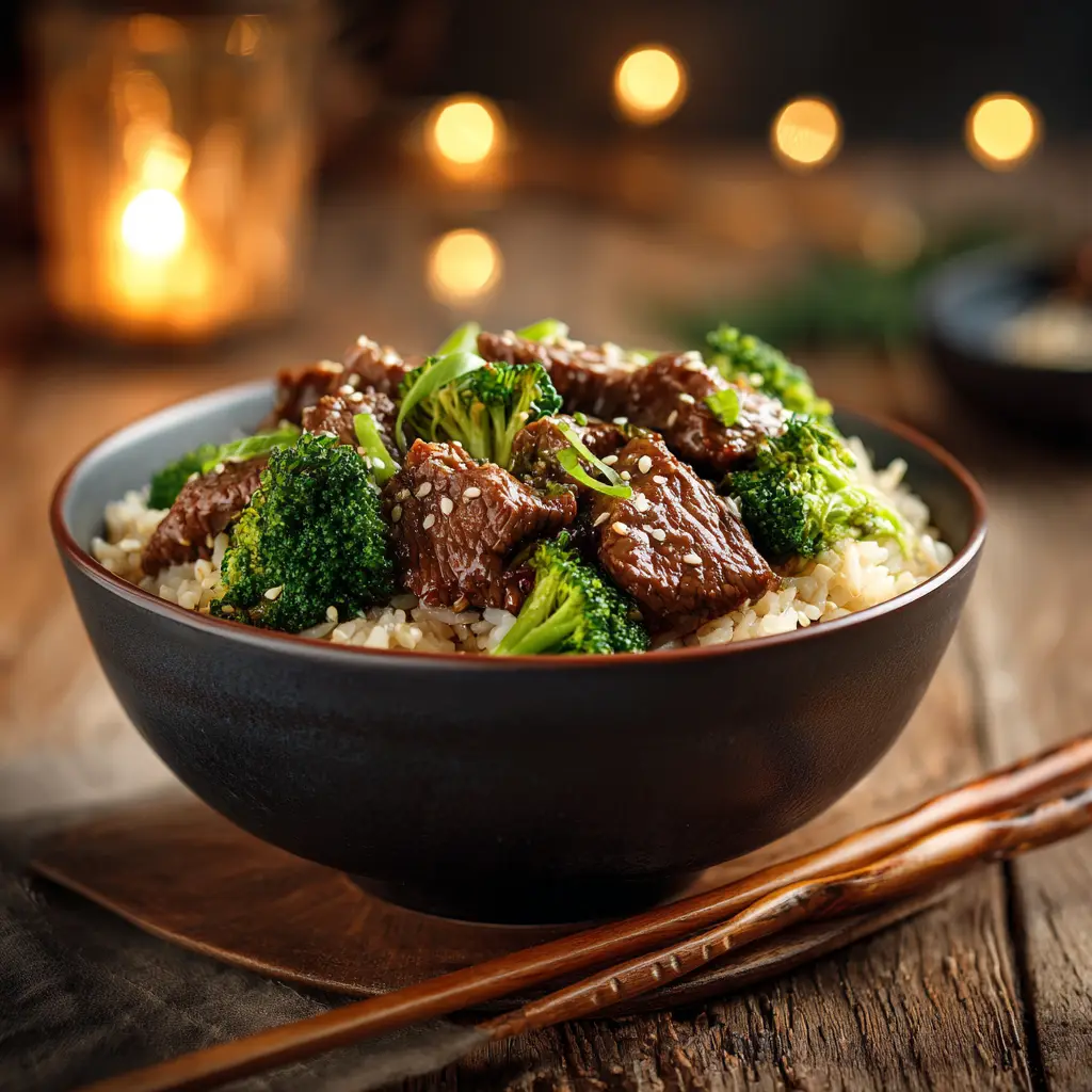 Beef and Broccoli Healthy Plate healthy beef and broccoli dinner