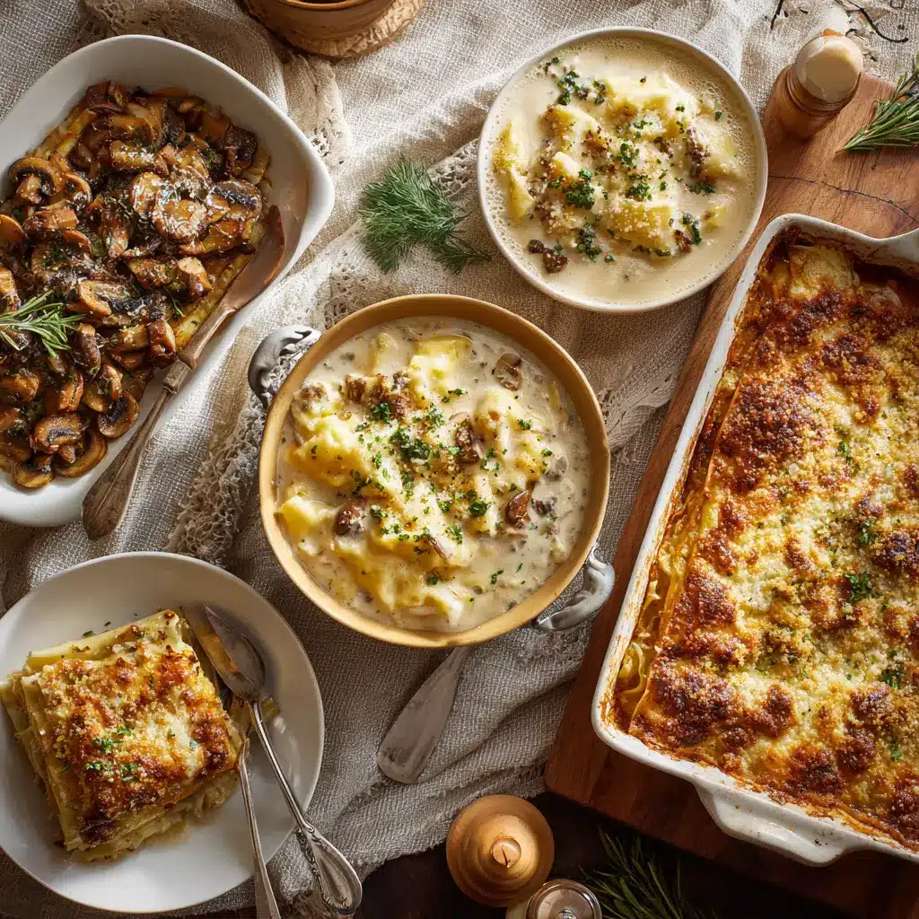 guilt-free comfort food table