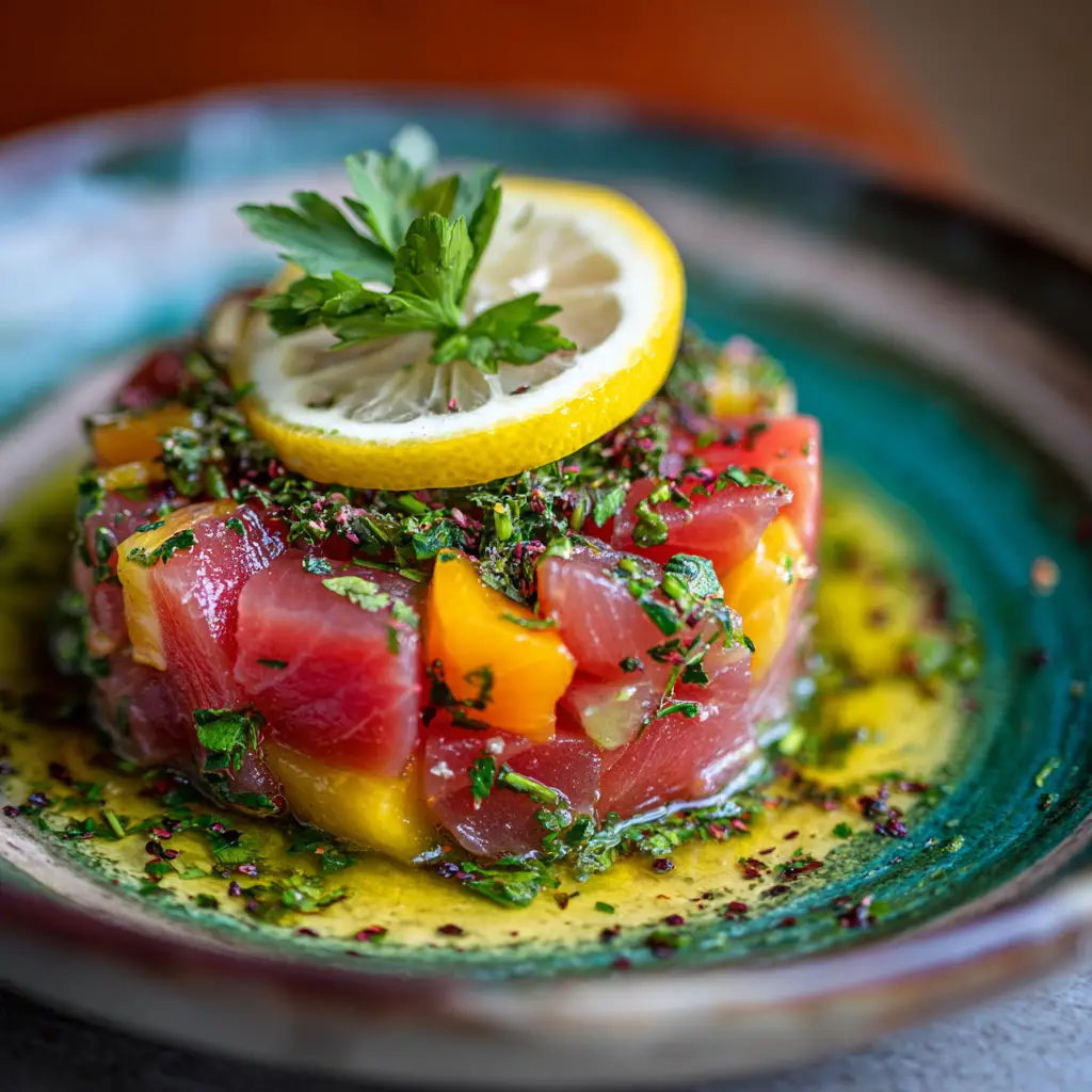 tuna bowl weight loss recipe card